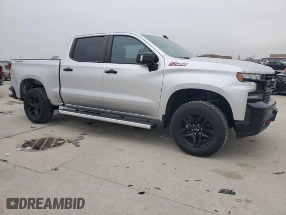 2021 Chevrolet Silverado 1500 LT Trail Boss with VIN 3GCPYFED3MG350715, listed as a Copart auction lot 44524305 with 77,857 mi miles and Salvage Title. Bid and sale history available at DreamBid. Image 4.