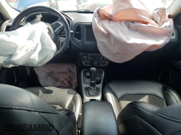 2021 Jeep Compass Latitude with VIN 3C4NJDBB1MT584118, listed as a Copart auction lot 55926585 with 89,454 mi miles and Salvage title. Bid and sale history available at DreamBid. Image 8.
