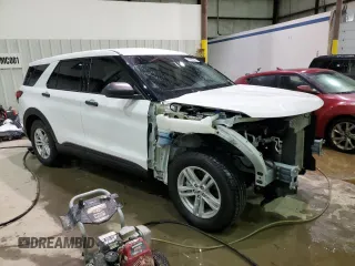 2022 Ford Explorer with VIN 1FMSK7BH2NGB03588, listed as a Copart auction lot 45590645 with 91,453 mi miles and Salvage title. Bid and sale history available at DreamBid. Image 4.