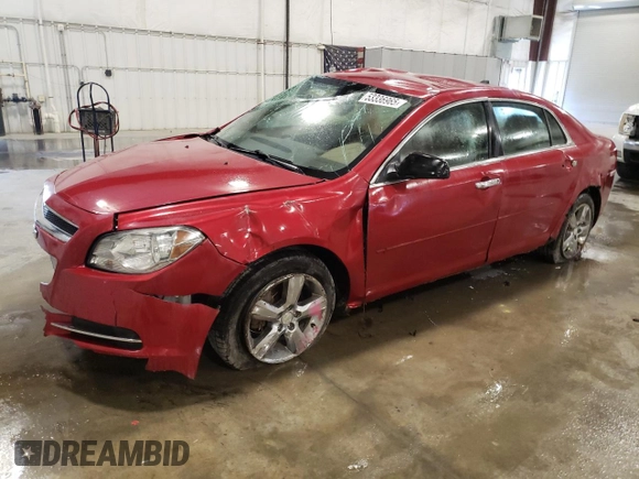 2012 Chevrolet Malibu 2LT with VIN 1G1ZD5E00CF341085, listed as a Copart auction lot 53336965 with 215,818 mi miles and Non Repairable. Bid and sale history available at DreamBid. Image 1.