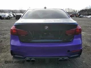 2016 BMW M3 with VIN WBS8M9C56G5D30124, listed as a Copart auction lot 46310114 with 83,068 mi miles. Bid and sale history available at carsss.com. Image 6.