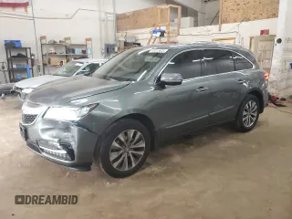 2015 Acura MDX Technology z VIN 5FRYD4H4XFB031366, wystawiony jako Copart lot #59013625 z przebiegiem 188 073 mil mil oraz Szkoda całkowita • Salvage title. Historia ofert i sprzedaży dostępna na DreamBid. Obrazek 1.