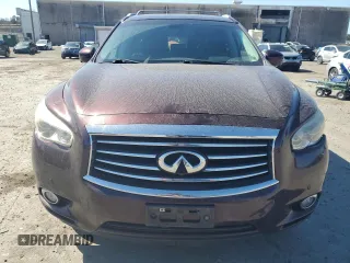 2013 Infiniti JX35 with VIN 5N1AL0MM7DC307383, listed as a Copart auction lot 48885285 with 159,328 mi miles and Salvage Title. Bid and sale history available at DreamBid. Image 5.