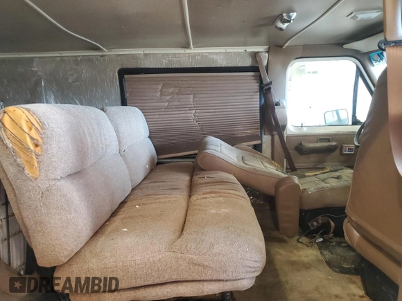 1987 Ford Econoline Cargo with VIN 1FTEE24N6HHB45016, listed as a Copart auction lot 50947745 with 62,721 mi miles and Salvage Title. Bid and sale history available at DreamBid. Image 11.