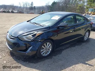 2014 Hyundai Elantra SE with VIN KMHDH4AE5EU101798, listed as a IAAI auction lot 41785753 with 206,799 mi miles. Bid and sale history available at carsss.com. Image 2.
