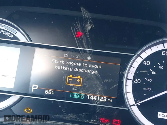 2020 Kia Niro LXS with VIN KNDCB3LC3L5440171, listed as a IAAI auction lot 40276060 with 144,123 mi miles. Bid and sale history available at carsss.com. Image 16.