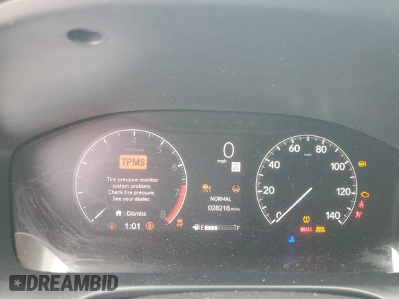 2023 Honda HR-V EX-L with VIN 3CZRZ1H75PM721050, listed as a Copart auction lot 63394005 with 28,218 mi miles and Non repairable. Bid and sale history available at DreamBid. Image 9.