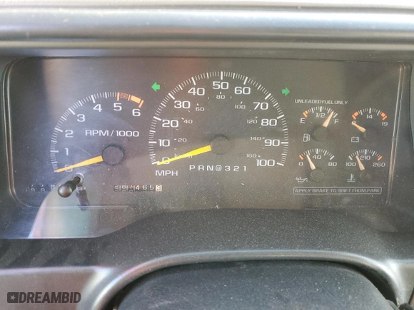 1996 Chevrolet Tahoe with VIN 1GNEK13R1TJ407363, listed as a Copart auction lot 44153525 with 287,465 mi miles and Salvage Title. Bid and sale history available at carsss.com. Image 9.