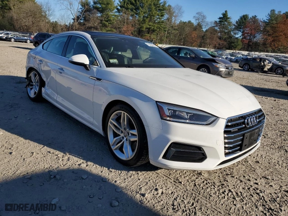 2019 Audi A5 Sportback Premium with VIN WAUANCF56KA020063, listed as a Copart auction lot 79698314 with NaN miles and Salvage Title. Bid and sale history available at carsss.com. Image 4.