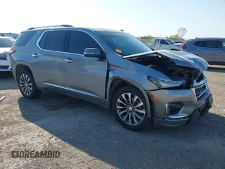 2023 Chevrolet Traverse Premier with VIN 1GNERKKW0PJ312419, listed as a IAAI auction lot 41941649 with 43,551 mi miles and . Bid and sale history available at DreamBid. Image 1.