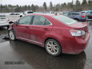 2010 Lexus HS 250h with VIN JTHBB1BA5A2005360, listed as a Copart auction lot 86169494 with Not Provided miles and Salvage Title. Bid and sale history available at DreamBid. Image 2.