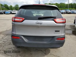 2015 Jeep Cherokee Sport with VIN 1C4PJLAB8FW761989, listed as a Copart auction lot 56869675 with 181,347 mi miles and Salvage title. Bid and sale history available at DreamBid. Image 6.