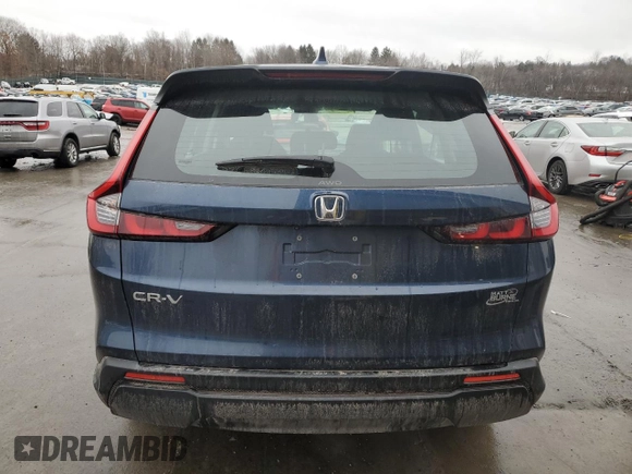 2024 Honda CR-V LX with VIN 7FARS4H24RE006272, listed as a Copart auction lot 43587515 with 21,049 mi miles and Salvage Title. Bid and sale history available at DreamBid. Image 6.