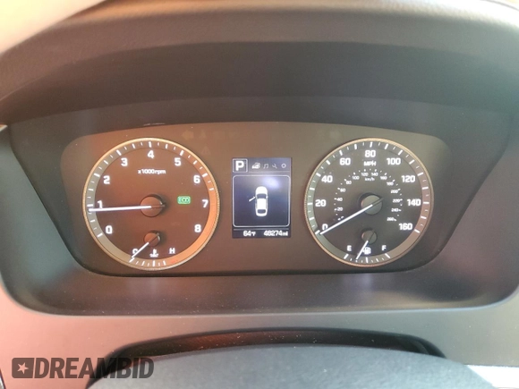 2017 Hyundai Sonata Sport with VIN 5NPE34AF5HH551868, listed as a Copart auction lot 50293845 with 48,274 mi miles and Salvage Title. Bid and sale history available at DreamBid. Image 9.