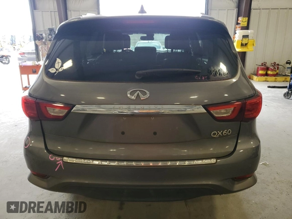 2016 Infiniti QX60 with VIN 5N1AL0MN9GC522194, listed as a Copart auction lot 47462445 with 145,541 mi miles and Salvage Title. Bid and sale history available at DreamBid. Image 6.