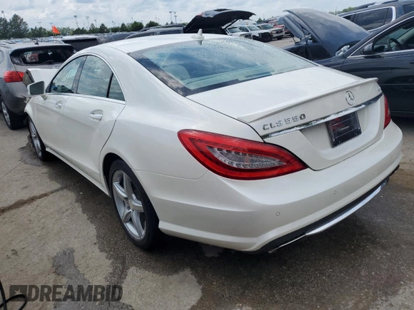 2014 Mercedes-Benz CLS-Class CLS 550 with VIN WDDLJ9BB7EA103615, listed as a Copart auction lot 57481104 with 70,321 mi miles and Salvage Title. Bid and sale history available at carsss.com. Image 2.