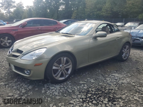 2010 Mercedes-Benz SLK-Class SLK 300 with VIN WDBWK5EA5AF229435, listed as a Copart auction lot 68993834 with 0 mi miles and Salvage Title. Bid and sale history available at carsss.com. Image 1.