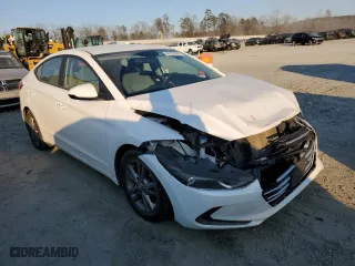 2017 Hyundai Elantra SE with VIN 5NPD84LF4HH040257, listed as a Copart auction lot 46703985 with 72,634 mi miles and Salvage Title. Bid and sale history available at carsss.com. Image 4.