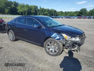 2011 Buick LaCrosse CXS with VIN 1G4GE5ED2BF352484, listed as a Copart auction lot 64176054 with 90,716 mi miles and Salvage Title. Bid and sale history available at carsss.com. Image 4.