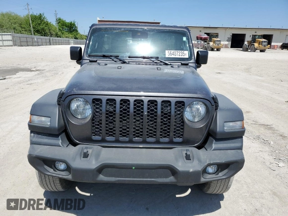 2024 Jeep Wrangler Sport S with VIN 1C4PJXDN4RW102311, listed as a Copart auction lot 56407235 with 23,851 mi miles and Salvage title. Bid and sale history available at DreamBid. Image 5.