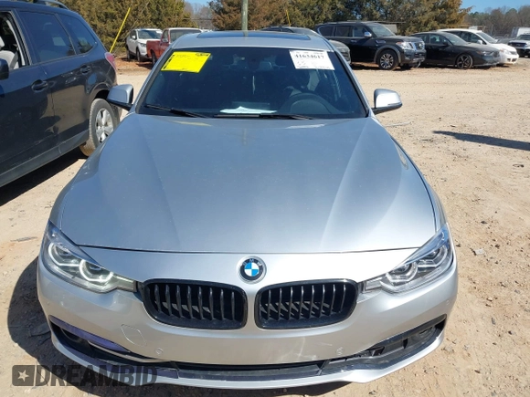 2017 BMW 3 Series 330i xDrive with VIN WBA8D9G54HNU60951, listed as a IAAI auction lot 41634617 with 76,892 mi miles. Bid and sale history available at carsss.com. Image 12.