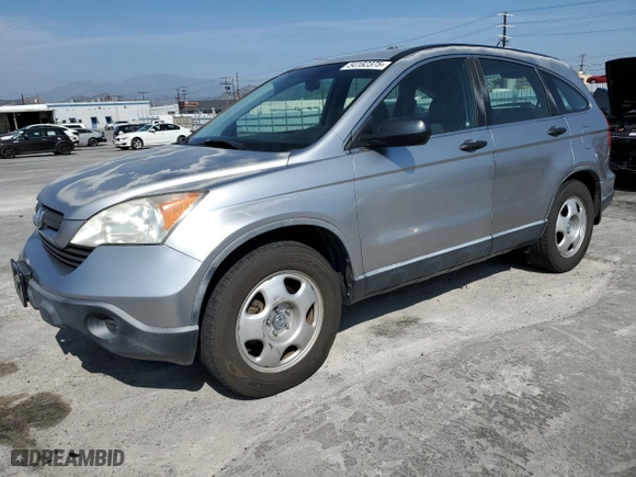 2008 Honda CR-V LX with VIN JHLRE38398C051681, listed as a Copart auction lot 54182375 with 172,046 mi miles and Salvage Title. Bid and sale history available at carsss.com. Image 1.