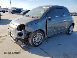 2013 FIAT 500 Lounge with VIN 3C3CFFCR1DT514929, listed as a Copart auction lot 47095425 with 118,983 mi miles and Salvage title. Bid and sale history available at DreamBid. Image 1.