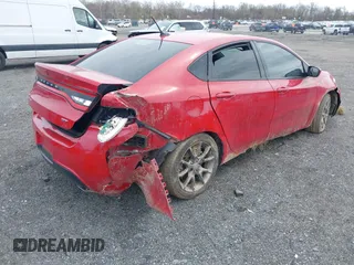 2014 Dodge Dart GT with VIN 1C3CDFEBXED871362, listed as a IAAI auction lot 41927980 with 132,098 mi miles. Bid and sale history available at carsss.com. Image 4.