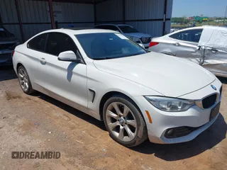 2015 BMW 4 Series 428i xDrive z VIN WBA3N5C58FK198596, wystawiony jako IAAI lot #42514820 z przebiegiem 107 261 mil mil oraz . Historia ofert i sprzedaży dostępna na DreamBid. Obrazek 1.