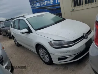 2019 Volkswagen Golf SportWagen S with VIN 3VWY57AU3KM511603, listed as a Copart auction lot 76771924 with 0 mi miles and Non Repairable. Bid and sale history available at carsss.com. Image 4.