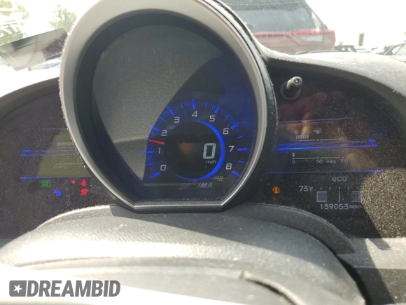 2012 Honda CR-Z with VIN JHMZF1D45CS004285, listed as a Copart auction lot 51217615 with 139,053 mi miles and Salvage title. Bid and sale history available at DreamBid. Image 9.