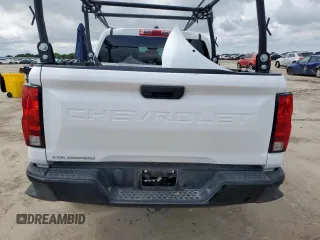 2024 Chevrolet Colorado 2WD Work Truck with VIN 1GCGSBEC2R1107923, listed as a Copart auction lot 58569805 with 32,419 mi miles and Salvage title. Bid and sale history available at DreamBid. Image 6.