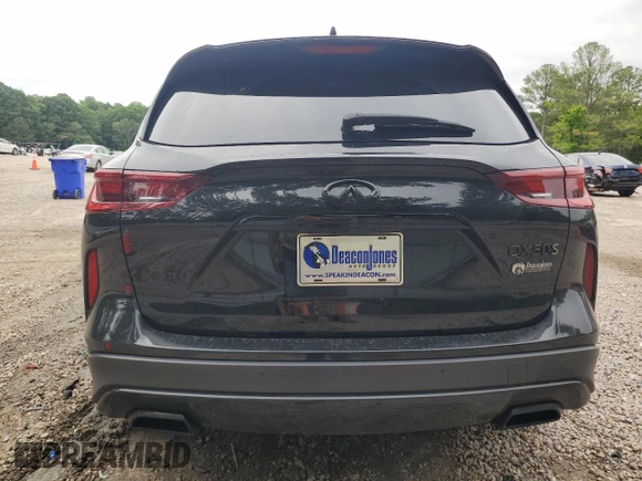 2024 Infiniti QX50 Sport with VIN 3PCAJ5FA9RF104578, listed as a Copart auction lot 58566605 with 16,306 mi miles and Salvage title. Bid and sale history available at DreamBid. Image 6.