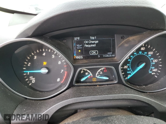 2016 Ford Escape S with VIN 1FMCU0F77GUC84053, listed as a Copart auction lot 41828655 with 143,628 mi miles and Salvage Title. Bid and sale history available at carsss.com. Image 9.