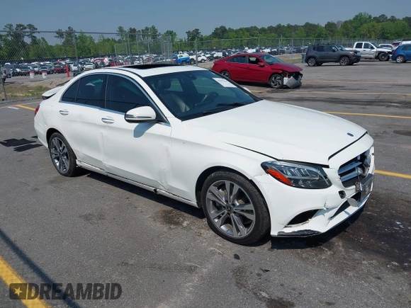 2019 Mercedes-Benz C 300 with VIN 55SWF8DB5KU320503, listed as a IAAI auction lot 41997619 with 77,912 mi miles and . Bid and sale history available at DreamBid. Image 1.