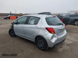 2017 Toyota Yaris L with VIN VNKKTUD36HA078971, listed as a IAAI auction lot 41610399 with 110,182 mi miles. Bid and sale history available at carsss.com. Image 3.