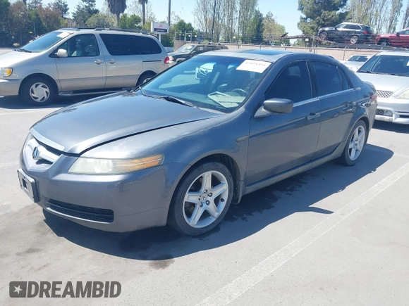 2004 Acura TL with VIN 19UUA66214A041474, listed as a IAAI auction lot 42024494 with 198,341 mi miles. Bid and sale history available at carsss.com. Image 2.