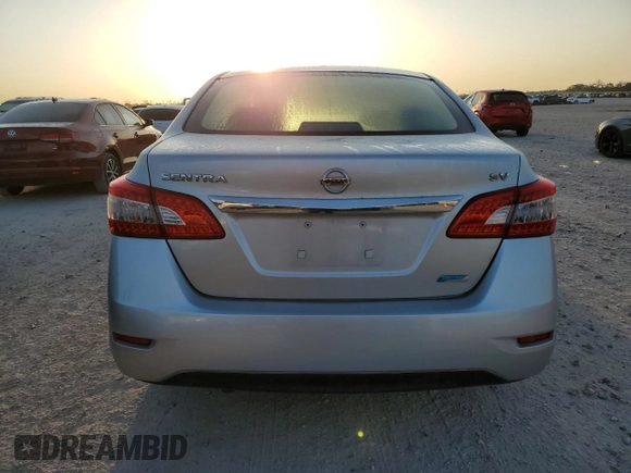 2014 Nissan Sentra SV with VIN 3N1AB7AP6EY247929, listed as a Copart auction lot 52724835 with 190,155 mi miles and Salvage Title. Bid and sale history available at DreamBid. Image 6.