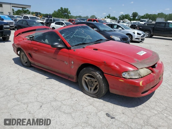 1997 Ford Mustang with VIN 1FALP4046VF167444, listed as a Copart auction lot 56124124 with 148,076 mi miles and Salvage Title. Bid and sale history available at carsss.com. Image 4.