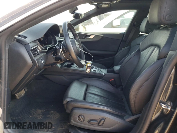 2018 Audi A5 Sportback Premium Plus with VIN WAUENCF57JA135769, listed as a Copart auction lot 55371443 with 44,353 mi miles. Bid and sale history available at carsss.com. Image 7.