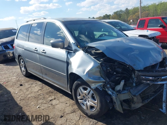 2007 Honda Odyssey EX-L with VIN 5FNRL38677B054173, listed as a IAAI auction lot 41888792 with 142,438 mi miles and . Bid and sale history available at DreamBid. Image 1.