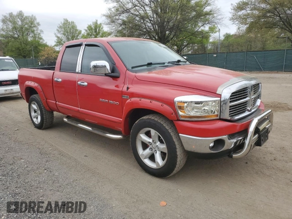 2006 Dodge 1500 SLT with VIN 1D7HU18236S587560, listed as a Copart auction lot 53844055 with 136,377 mi miles and Clean Title. Bid and sale history available at carsss.com. Image 4.