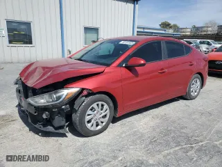2017 Hyundai Elantra SE with VIN 5NPD74LF0HH093363, listed as a Copart auction lot 50181985 with 134,011 mi miles and Salvage Title. Bid and sale history available at carsss.com. Image 1.