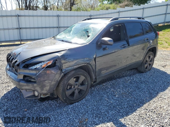 2016 Jeep Cherokee 75th Anniversary with VIN 1C4PJLCBXGW281127, listed as a Copart auction lot 50680515 with 95,985 mi miles and Salvage Title. Bid and sale history available at carsss.com. Image 1.