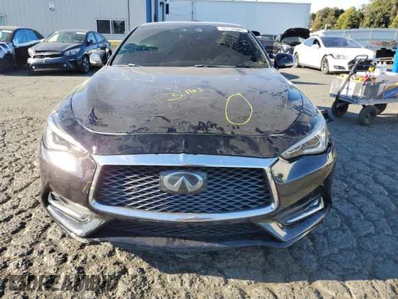 2017 Infiniti Q60 Red Sport 400 with VIN JN1FV7EL3HM700805, listed as a Copart auction lot 80134924 with 66,578 mi miles and Salvage title. Bid and sale history available at DreamBid. Image 5.