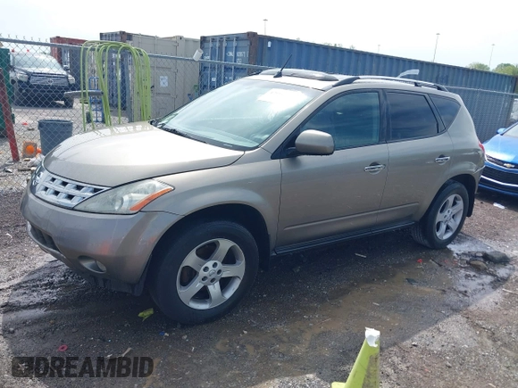 2003 Nissan Murano SL with VIN JN8AZ08T03W123375, listed as a IAAI auction lot 42084133 with 210,069 mi miles and . Bid and sale history available at DreamBid. Image 2.