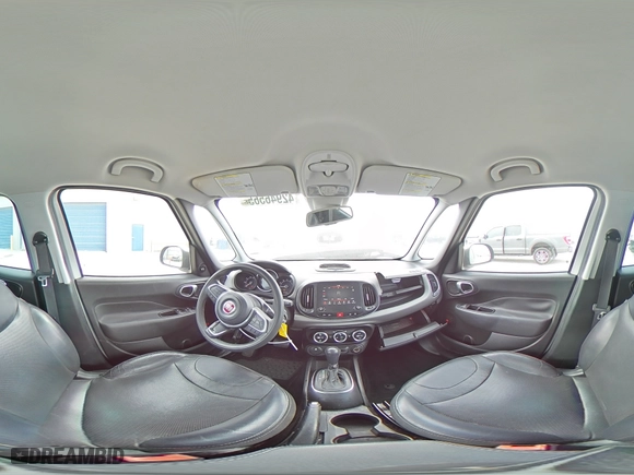 2018 FIAT 500L Lounge with VIN ZFBCFACH3JZ040883, listed as a Copart auction lot 42946565 with 93,329 mi miles and Salvage Title. Bid and sale history available at carsss.com. Image 15.