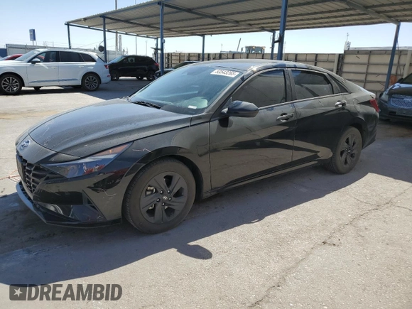 2023 Hyundai Elantra SEL with VIN 5NPLM4AG1PH113473, listed as a Copart auction lot 53543265 with 33,655 mi miles and Salvage title. Bid and sale history available at DreamBid. Image 1.