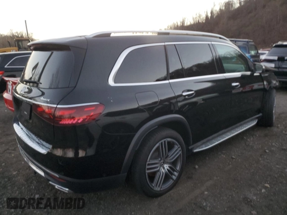 2024 Mercedes-Benz GLS 450 with VIN 4JGFF5KE7RB057873, listed as a Copart auction lot 81101344 with 18,749 mi miles and Salvage Title. Bid and sale history available at DreamBid. Image 3.