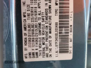2014 Honda Crosstour EX-L z VIN 5J6TF2H50EL000488, wystawiony jako Copart lot #55521655 z przebiegiem 22 734 mil mil oraz Szkoda całkowita • Salvage title. Historia ofert i sprzedaży dostępna na DreamBid. Obrazek 12.